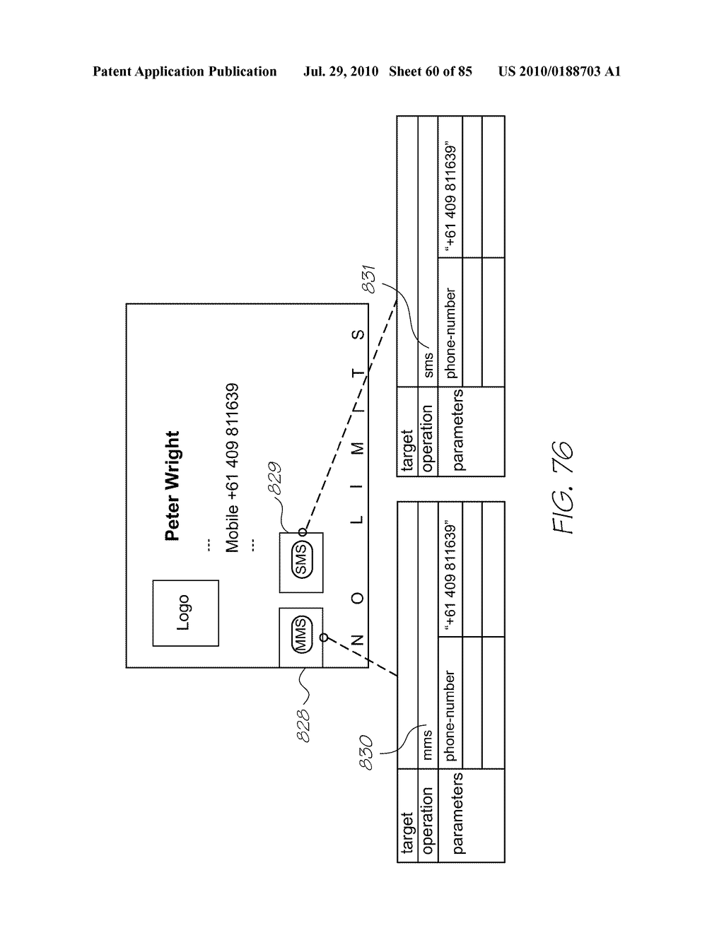 Associating an Electronic Document with a Print Medium - diagram, schematic, and image 61