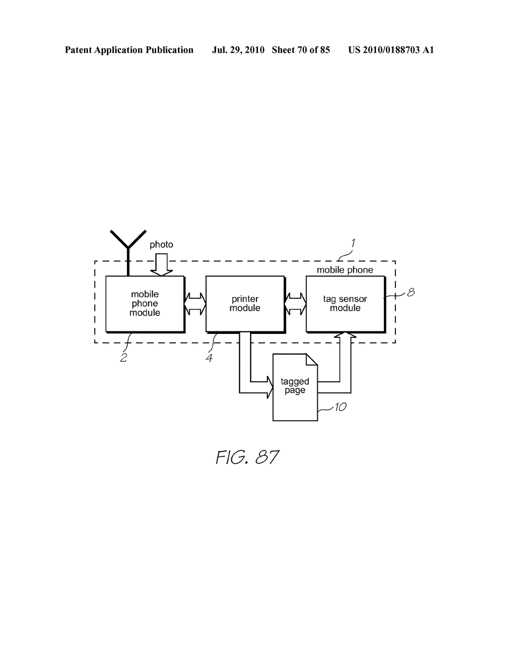 Associating an Electronic Document with a Print Medium - diagram, schematic, and image 71