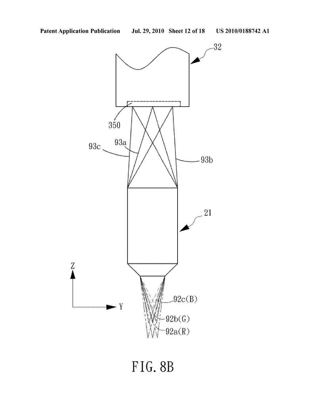 SLIT-SCAN MULTI-WAVELENGTH CONFOCAL LENS MODULE AND SLIT-SCAN MICROSCOPIC SYSTEM AND METHOD USING THE SAME - diagram, schematic, and image 13