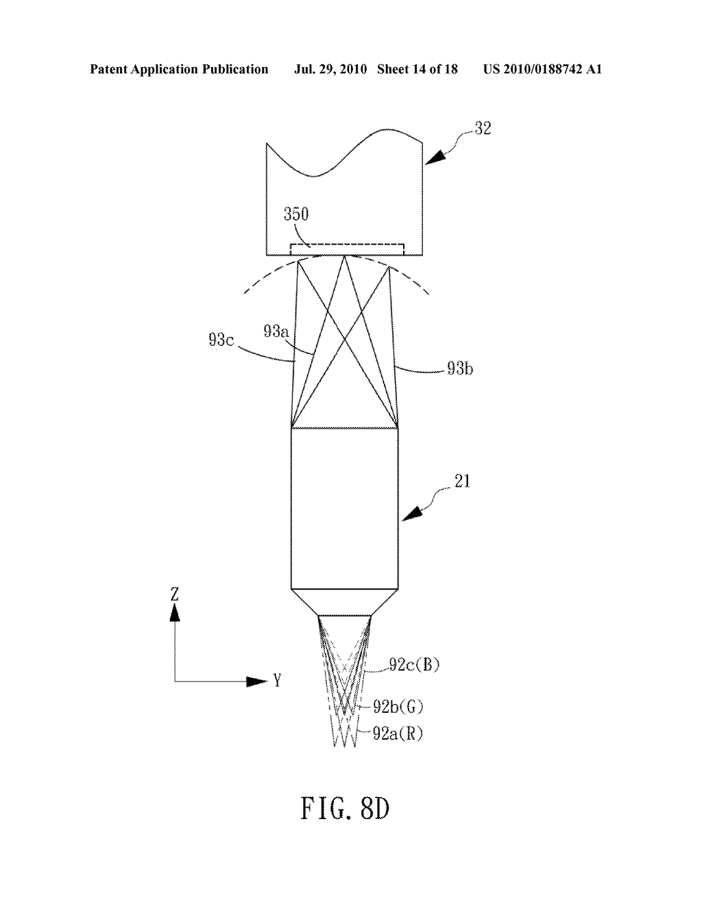 SLIT-SCAN MULTI-WAVELENGTH CONFOCAL LENS MODULE AND SLIT-SCAN MICROSCOPIC SYSTEM AND METHOD USING THE SAME - diagram, schematic, and image 15