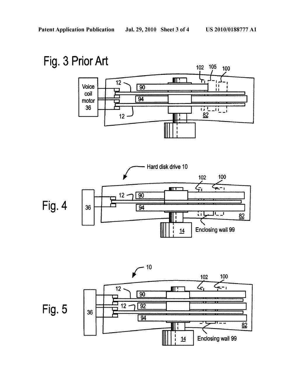 METHOD AND APPARATUS FOR A DISK DAMPER INCLUDING AN ENCLOSING FLOW CHAMBER WALL FOR A HARD DISK DRIVE - diagram, schematic, and image 04