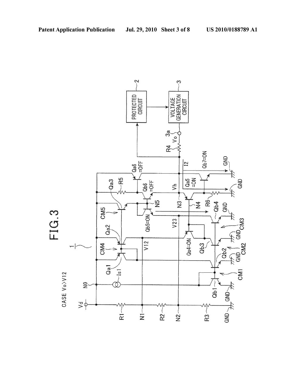 WINDOW COMPARATOR CIRCUIT FOR LIMITING INPUT VOLTAGE APPLIED TO OBJECT CIRCUIT - diagram, schematic, and image 04