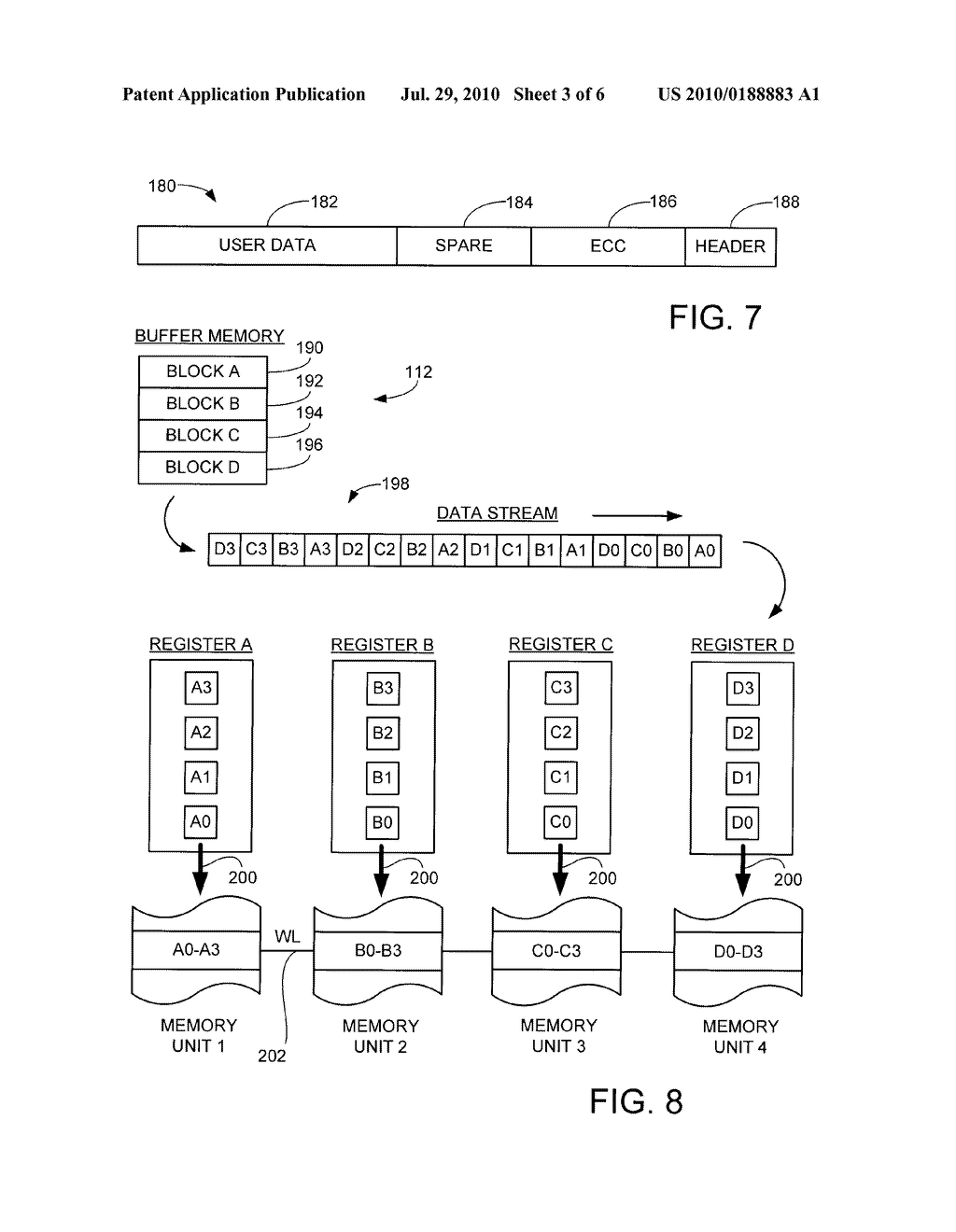 Simultaneously Writing Multiple Addressable Blocks of User Data to a Resistive Sense Memory Cell Array - diagram, schematic, and image 04