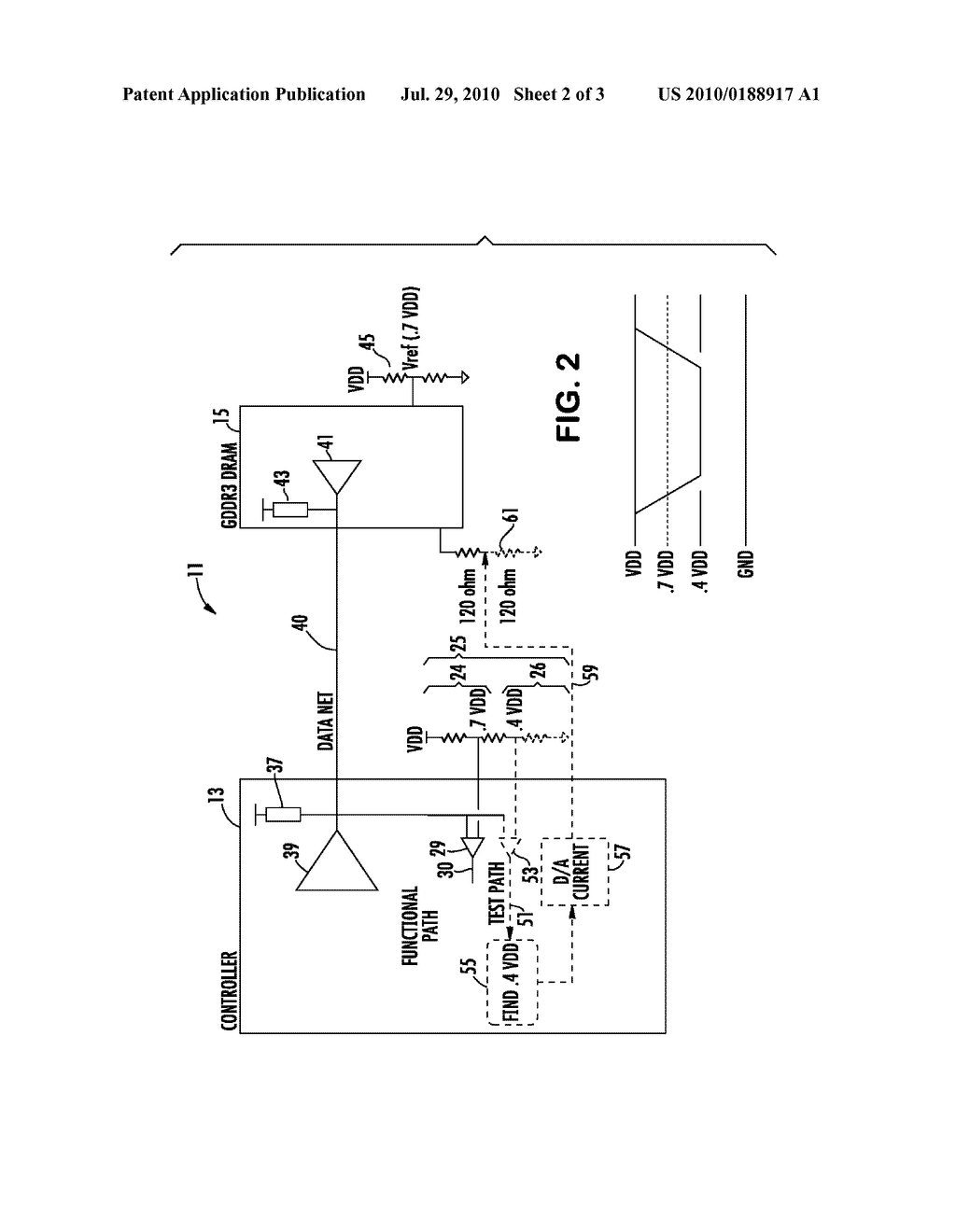Setting Memory Device Termination in a Memory Device and Memory Controller Interface in a Communication Bus - diagram, schematic, and image 03