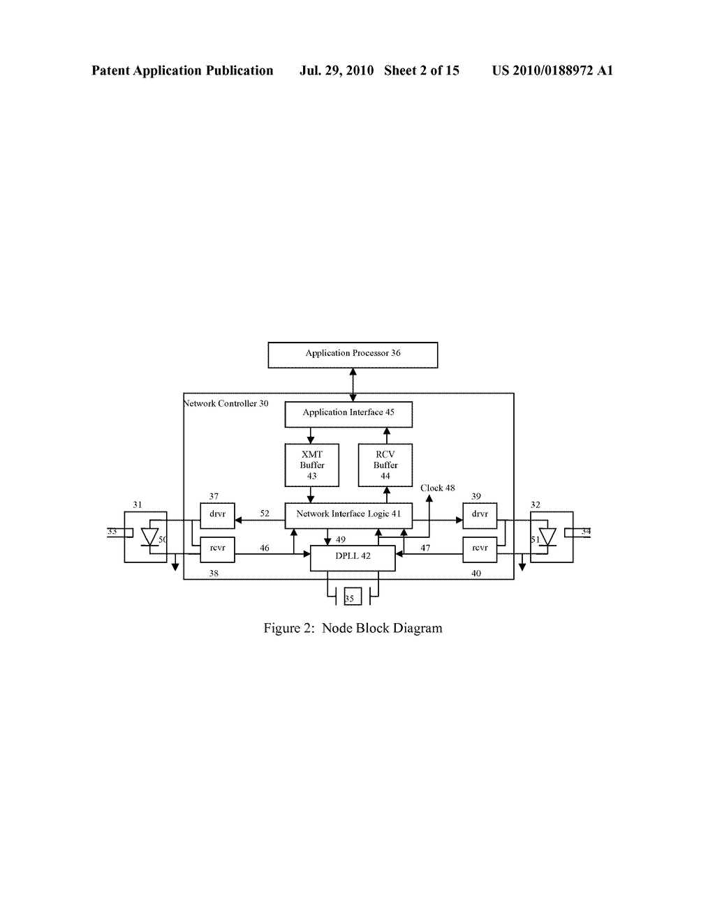FAULT TOLERANT NETWORK UTILIZING BI-DIRECTIONAL POINT-TO-POINT COMMUNICATIONS LINKS BETWEEN NODES - diagram, schematic, and image 03