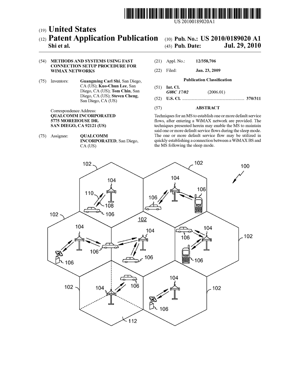 METHODS AND SYSTEMS USING FAST CONNECTION SETUP PROCEDURE FOR WIMAX NETWORKS - diagram, schematic, and image 01