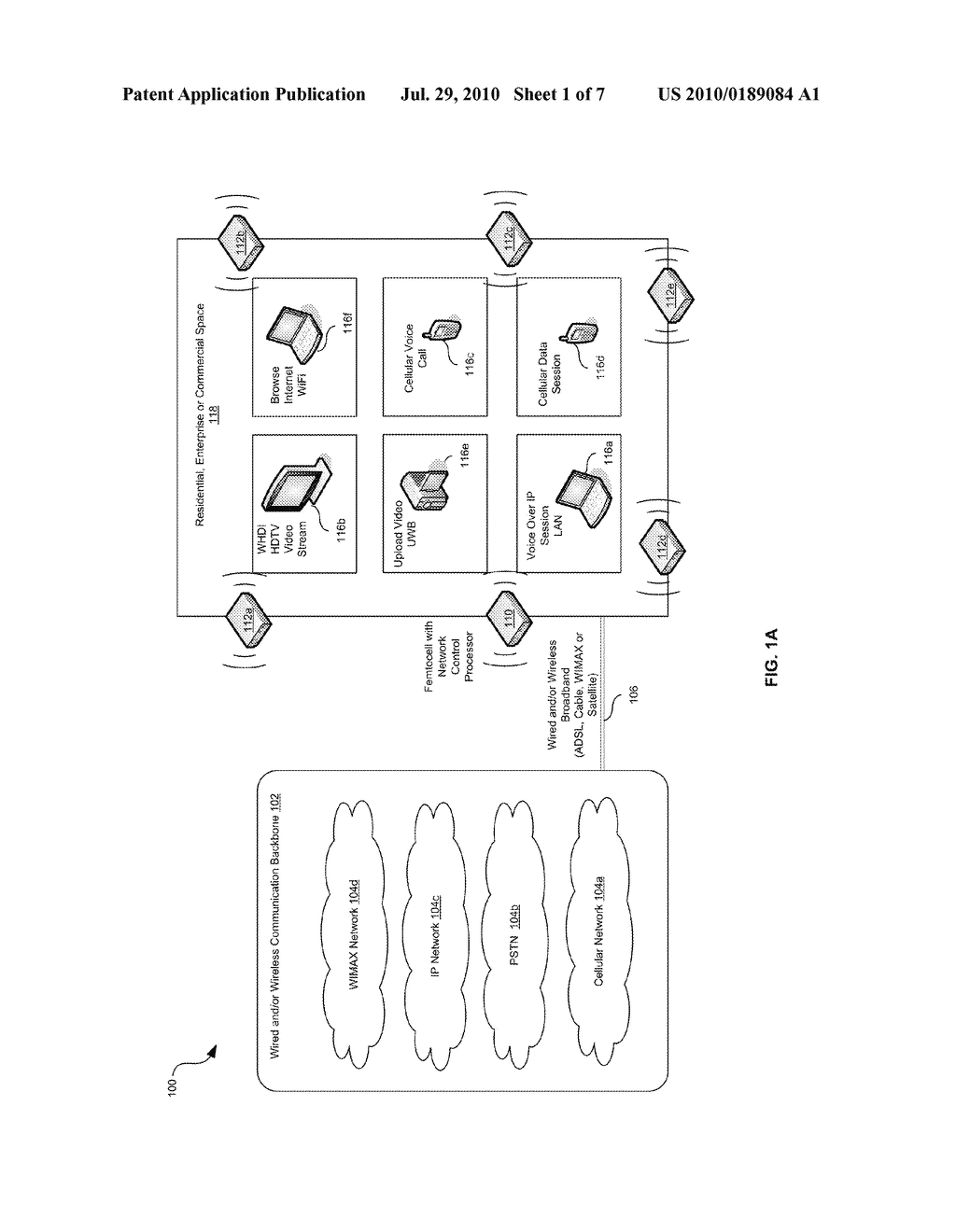 METHOD AND SYSTEM FOR OPTIMAL CONTROL OF DATA DELIVERY PATHS FOR A FEMTOCELL NETWORK - diagram, schematic, and image 02