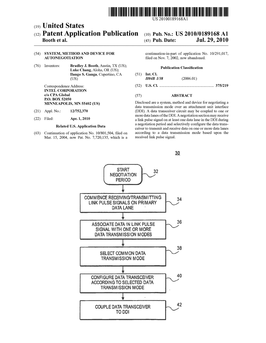 SYSTEM, METHOD AND DEVICE FOR AUTONEGOTIATION - diagram, schematic, and image 01