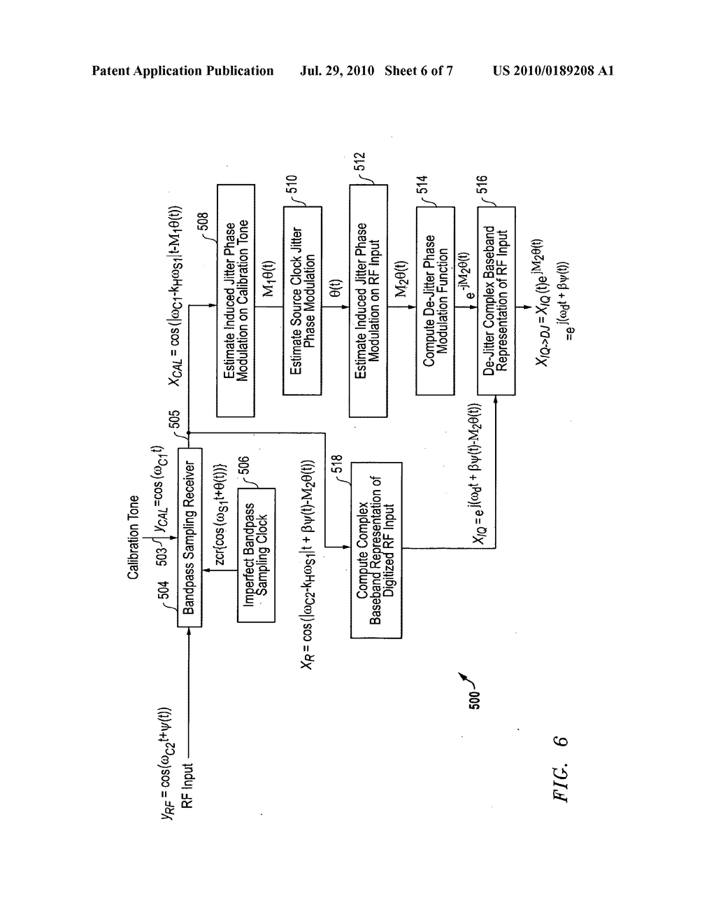 System and method for clock jitter compensation in direct RF receiver architectures - diagram, schematic, and image 07