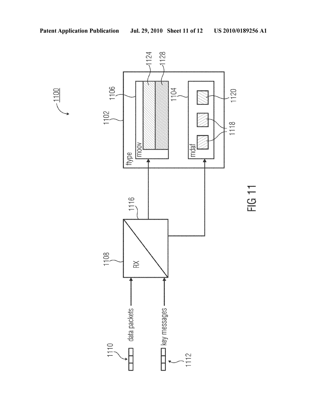 APPARATUS AND METHOD FOR STORING AND READING A FILE HAVING A MEDIA DATA CONTAINER AND METADATA CONTAINER - diagram, schematic, and image 12