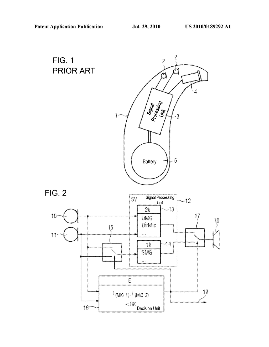 HEARING DEVICE WITH AUTOMATIC ALGORITHM SWITCHING - diagram, schematic, and image 02