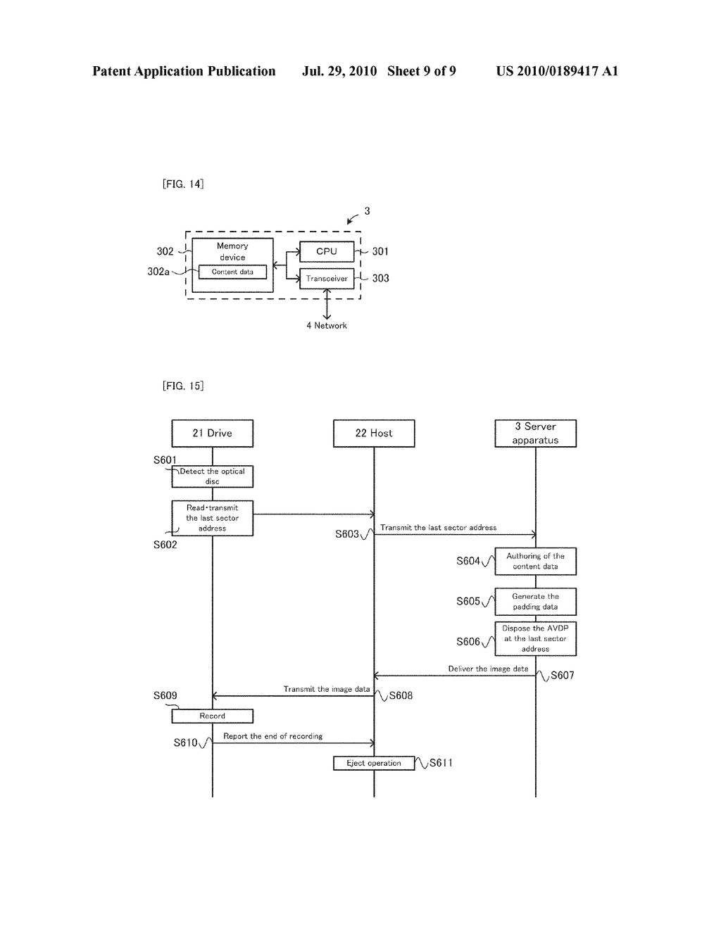 RECORDING DEVICE AND METHOD, AND CONTENT DISTRIBUTION SYSTEM - diagram, schematic, and image 10