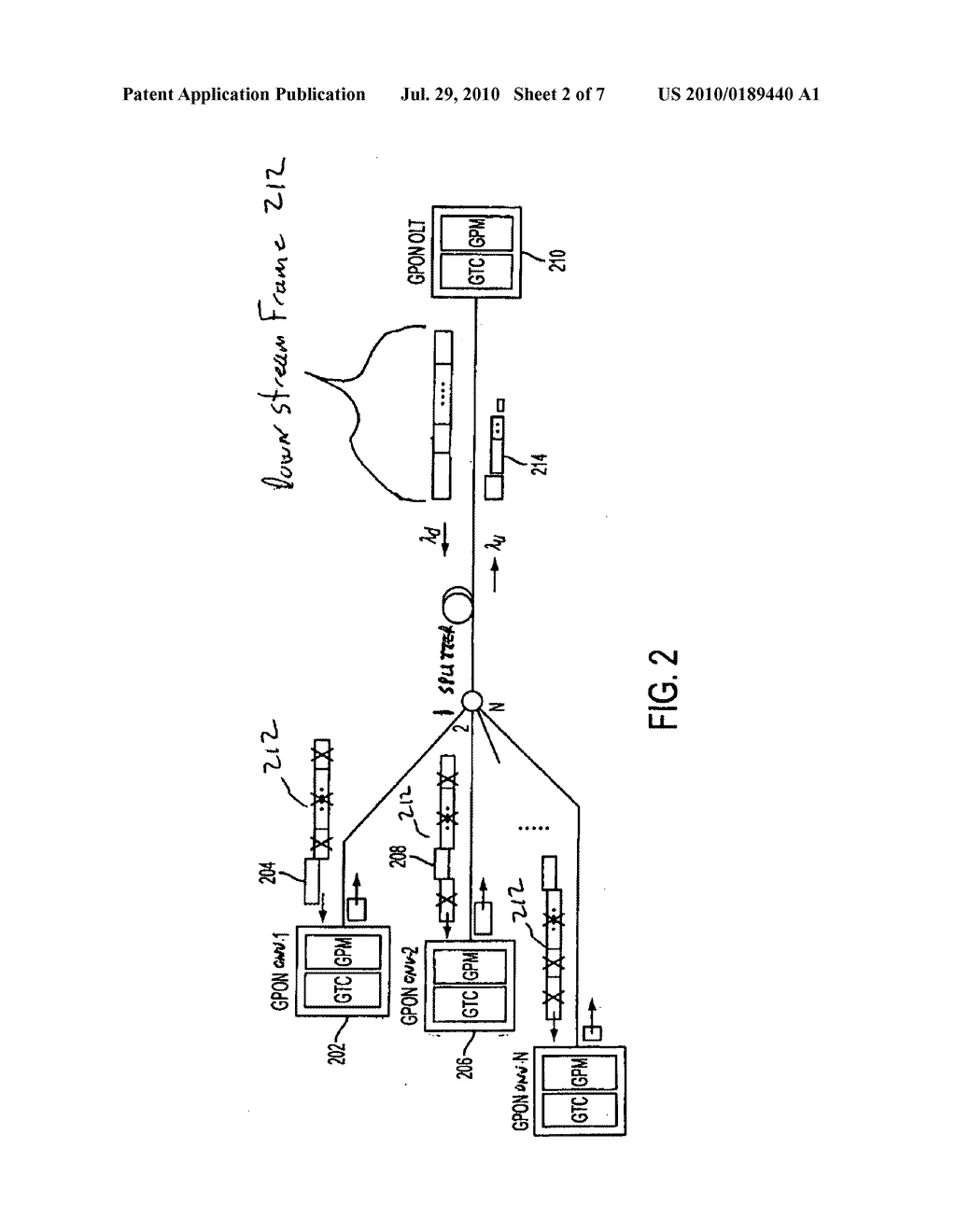 Methods and Systems for Transmitting Data in Scalable Passive Optical Networks - diagram, schematic, and image 03