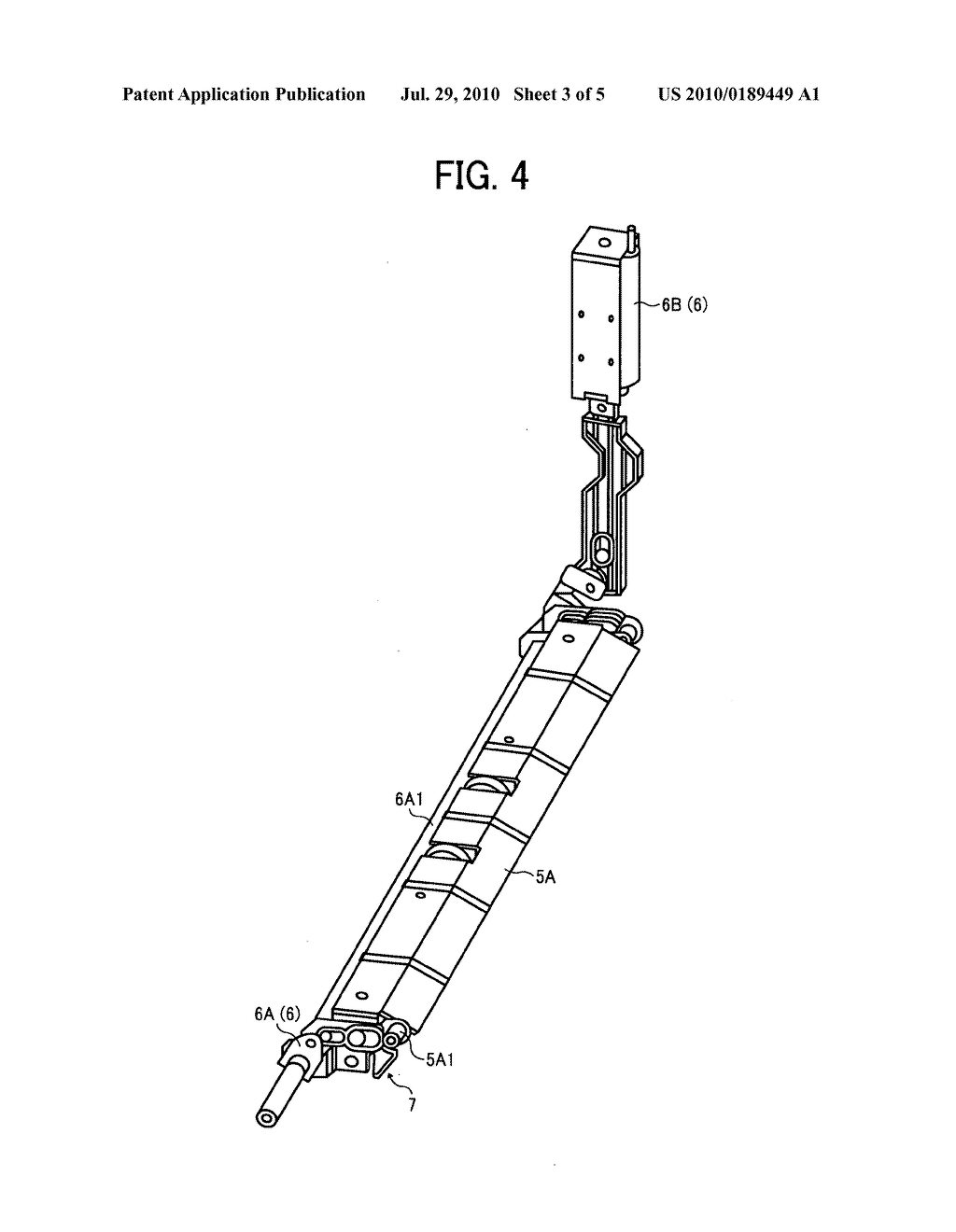 Recording sheet processing device - diagram, schematic, and image 04