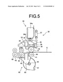 Recording media transporting apparatus and a printer diagram and image