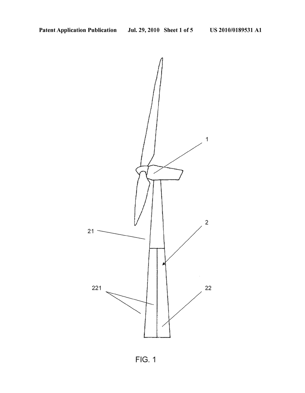 LIFTING DEVICE FOR THE ASSEMBLY OF A WIND TURBINE - diagram, schematic, and image 02