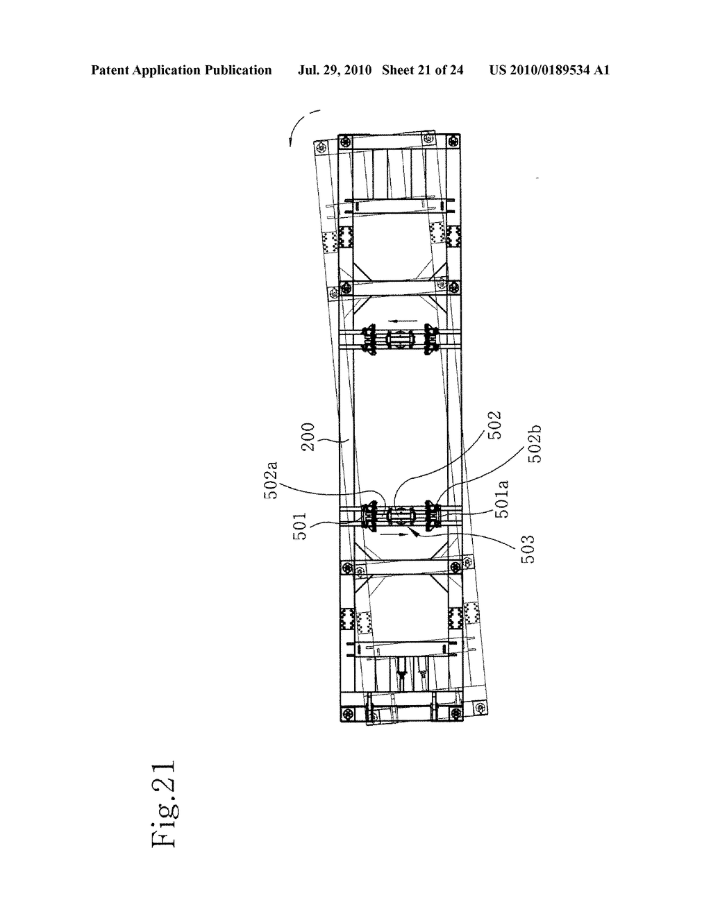 METHOD AND APPARATUS FOR STORAGING AND TRANSFERRING CONTAINERS - diagram, schematic, and image 22