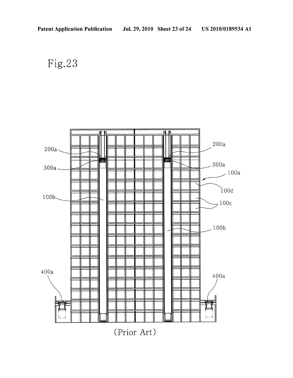 METHOD AND APPARATUS FOR STORAGING AND TRANSFERRING CONTAINERS - diagram, schematic, and image 24