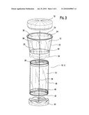 Two Part Container Adapted To Separately Hold Consumable Foodstuffs diagram and image