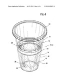 Two Part Container Adapted To Separately Hold Consumable Foodstuffs diagram and image