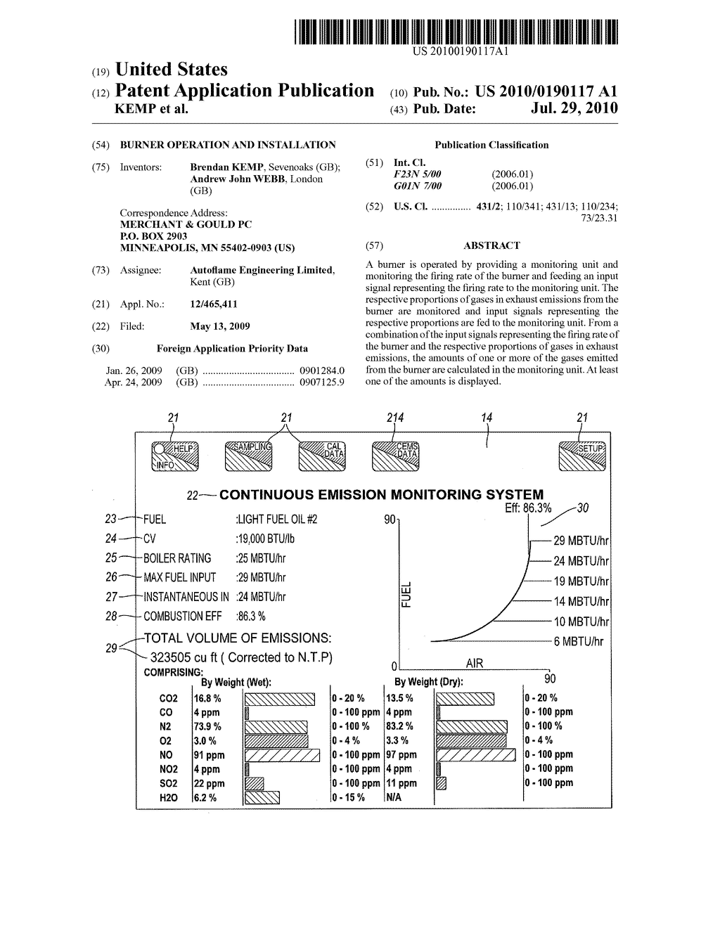 BURNER OPERATION AND INSTALLATION - diagram, schematic, and image 01