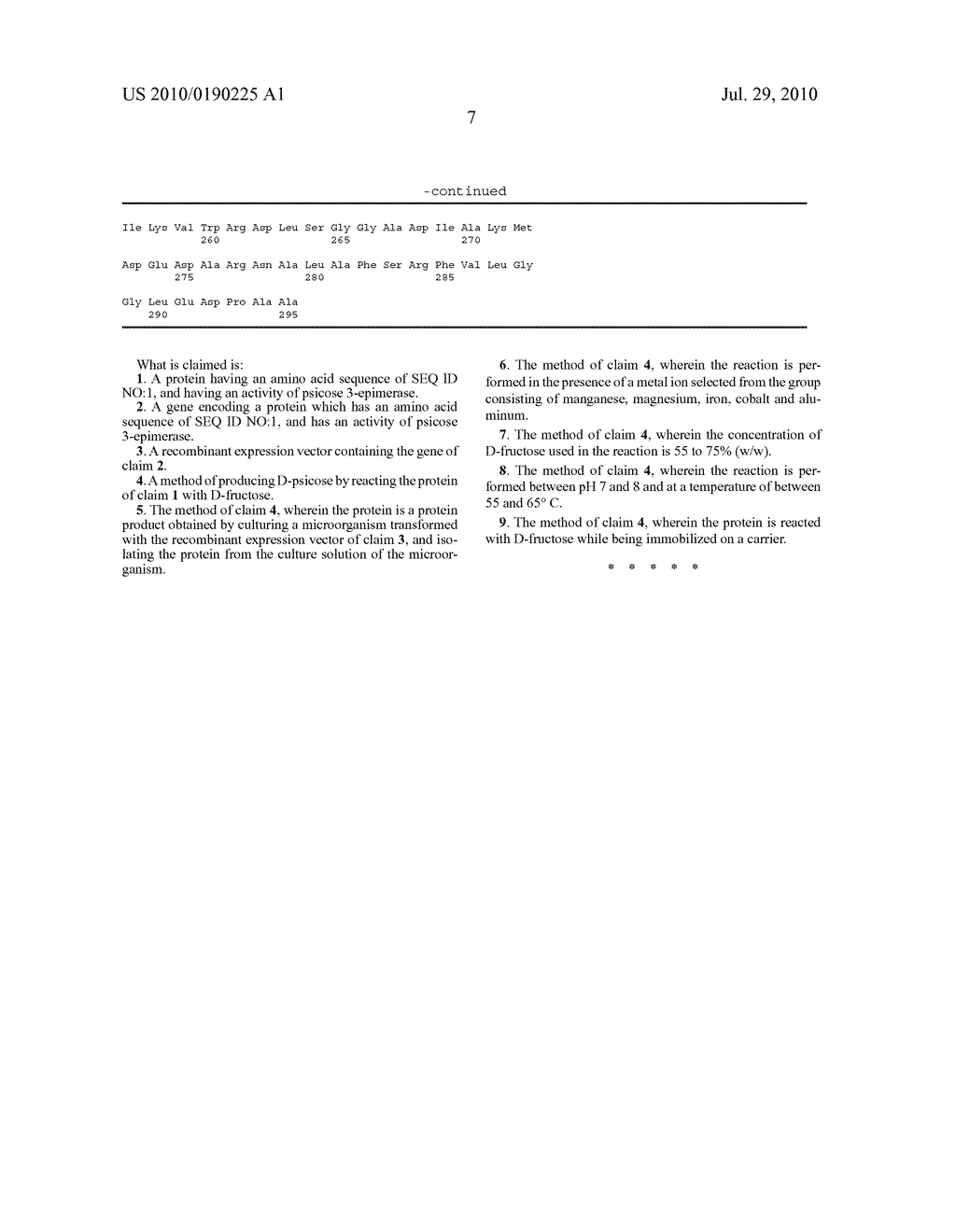 D-PSICOSE PRODUCTION METHOD BY D-PSICOSE EPIMERASE - diagram, schematic, and image 10