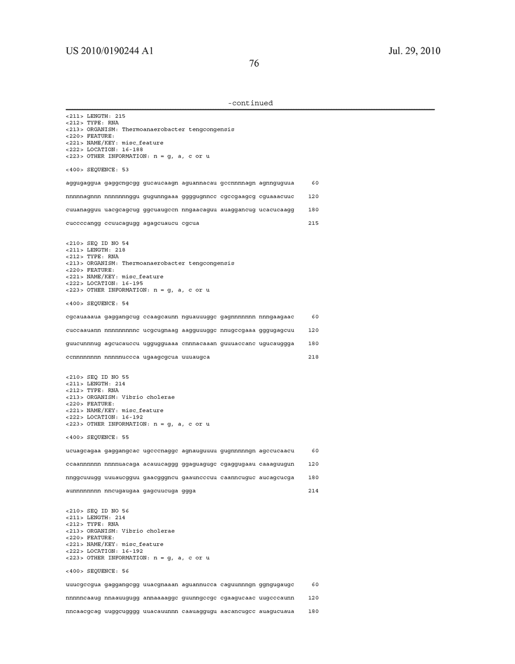 RIBOSWITCHES, METHODS FOR THEIR USE, AND COMPOSITIONS FOR USE WITH RIBOSWITCHES - diagram, schematic, and image 220