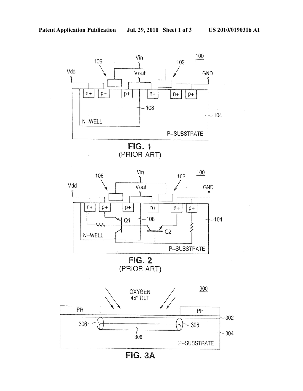 METHOD OF SELECTIVE OXYGEN IMPLANTATION TO DIELECTRICALLLY ISOLATE SEMICONDUCTOR DEVICES USING NO EXTRA MASKS - diagram, schematic, and image 02