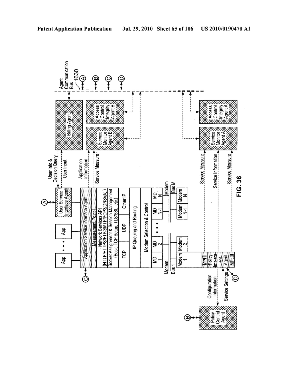 Roaming services network and overlay networks - diagram, schematic, and image 66