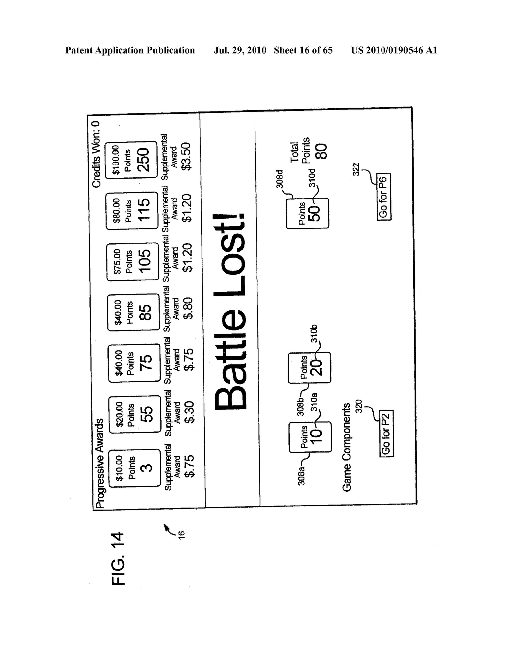 GAMING SYSTEM AND METHOD FOR ENABLING A PLAYER TO SELECT PROGRESSIVE AWARDS TO TRY FOR AND CHANCES OF WINNING PROGRESSIVE AWARDS - diagram, schematic, and image 17