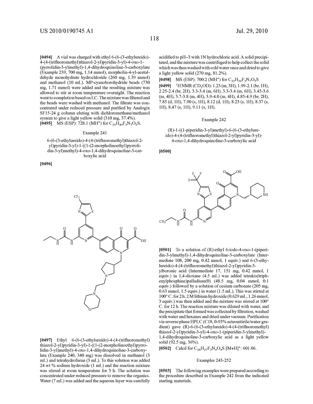 HETEROCYCLIC UREA DERIVATIVES AND METHODS OF USE THEREOF - diagram, schematic, and image 119