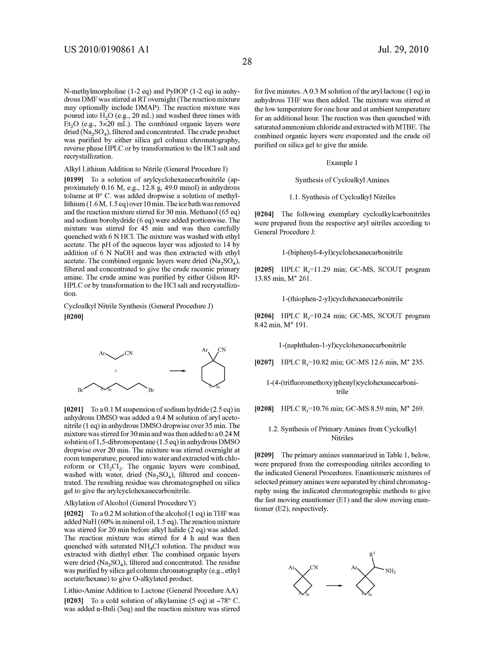CYCLOALKYLAMINES AS MONOAMINE REUPTAKE INHIBITORS - diagram, schematic, and image 29