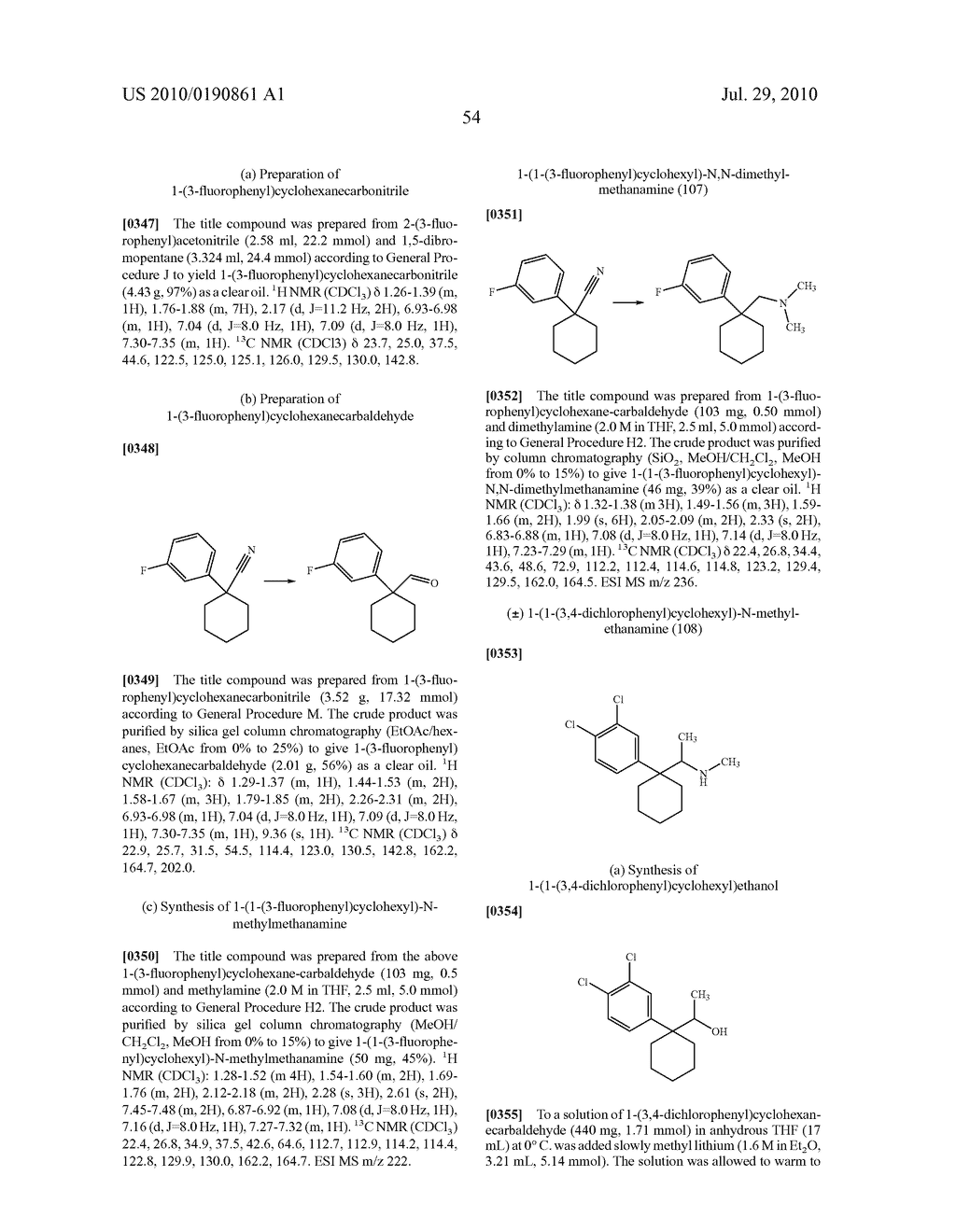 CYCLOALKYLAMINES AS MONOAMINE REUPTAKE INHIBITORS - diagram, schematic, and image 55