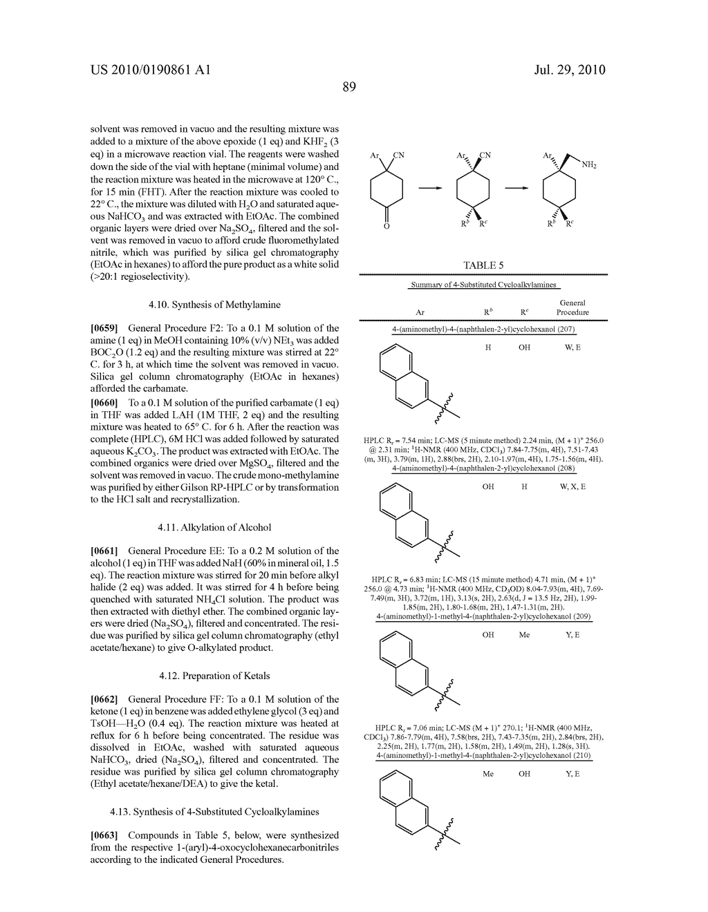 CYCLOALKYLAMINES AS MONOAMINE REUPTAKE INHIBITORS - diagram, schematic, and image 90