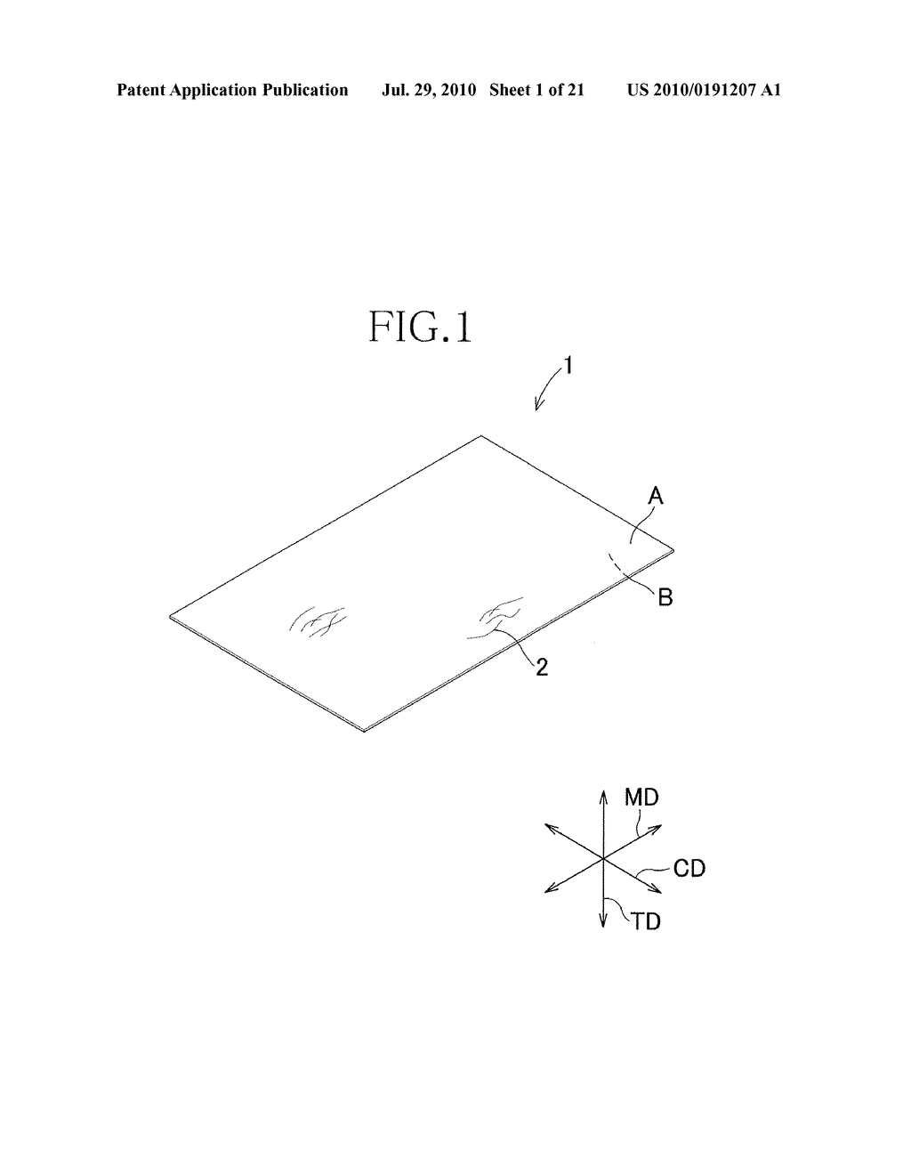 NONWOVEN FABRIC AND METHOD FOR MAKING THE SAME - diagram, schematic, and image 02