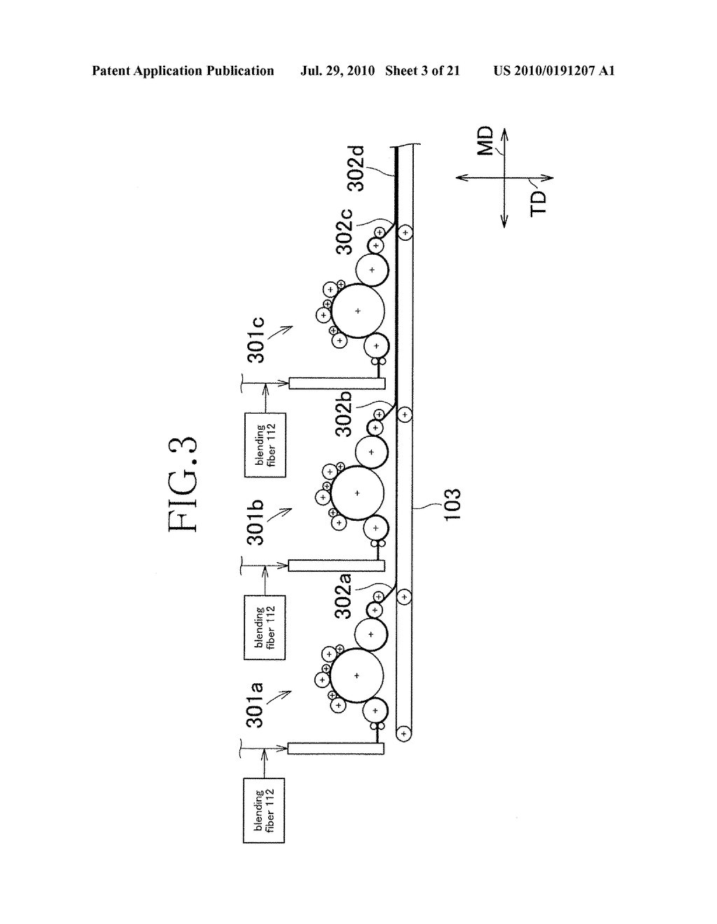 NONWOVEN FABRIC AND METHOD FOR MAKING THE SAME - diagram, schematic, and image 04