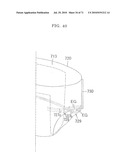 DISPOSABLE DIAPER WITH SPACED ELASTIC LEG OPENINGS FOR IMPROVED APPEARANCE diagram and image