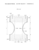 DISPOSABLE DIAPER WITH SPACED ELASTIC LEG OPENINGS FOR IMPROVED APPEARANCE diagram and image