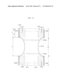 DISPOSABLE DIAPER WITH SPACED ELASTIC LEG OPENINGS FOR IMPROVED APPEARANCE diagram and image