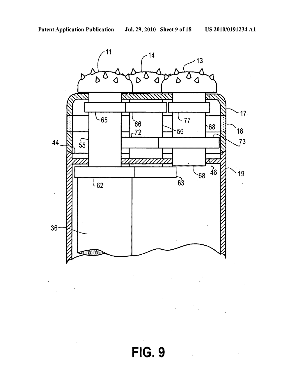 Combination Tissue Removal and Cauterization Instrument - diagram, schematic, and image 10