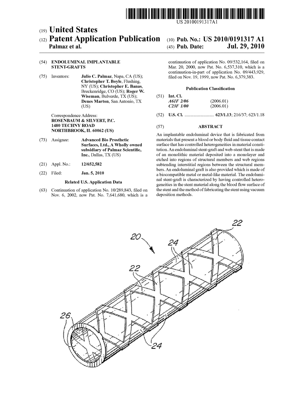 ENDOLUMINAL IMPLANTABLE STENT-GRAFTS - diagram, schematic, and image 01