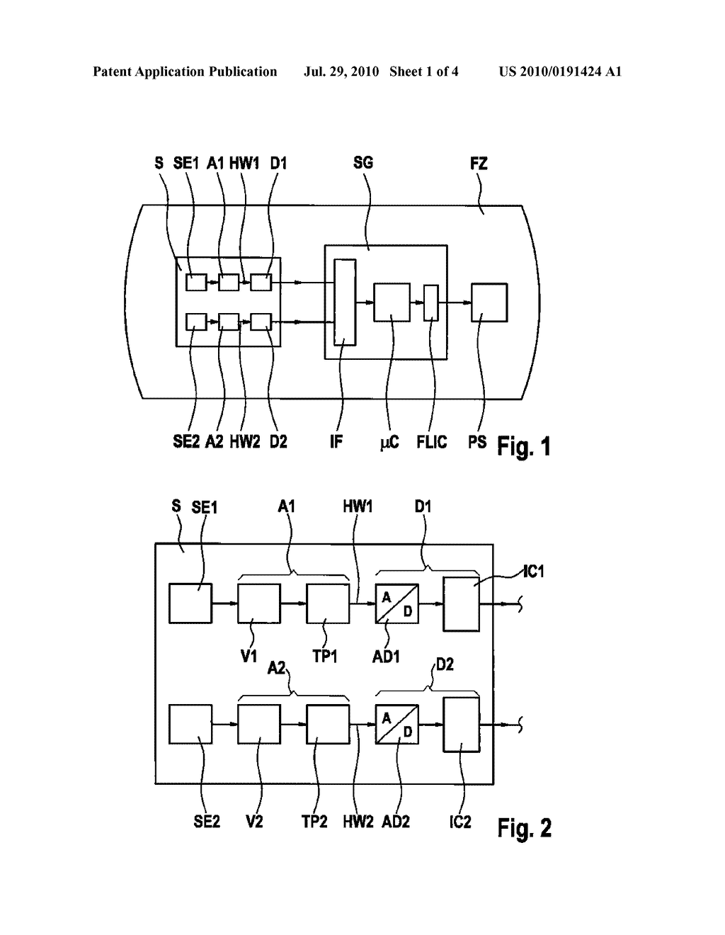 DEVICE AND METHOD FOR TRIGGERING PASSENGER PROTECTION MEANS - diagram, schematic, and image 02