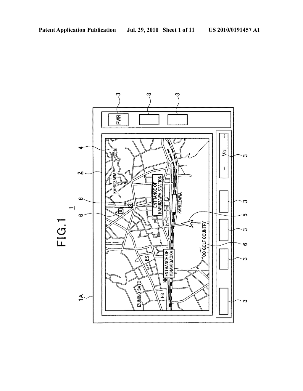 NAVIGATION DEVICE AND METHOD OF CONTROLLING NAVIGATION DEVICE - diagram, schematic, and image 02