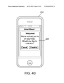 SYSTEMS AND METHODS FOR ACCESSING HOTEL SERVICES USING A PORTABLE ELECTRONIC DEVICE diagram and image