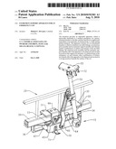 Extremity support apparatus for an emergency cot diagram and image