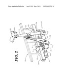 Extremity support apparatus for an emergency cot diagram and image