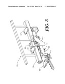 Extremity support apparatus for an emergency cot diagram and image