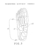 Biomechanics medical corrective shoe pad with far infrared ray energy fibers diagram and image