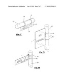 Method and apparatus for mounting signs and other displays diagram and image