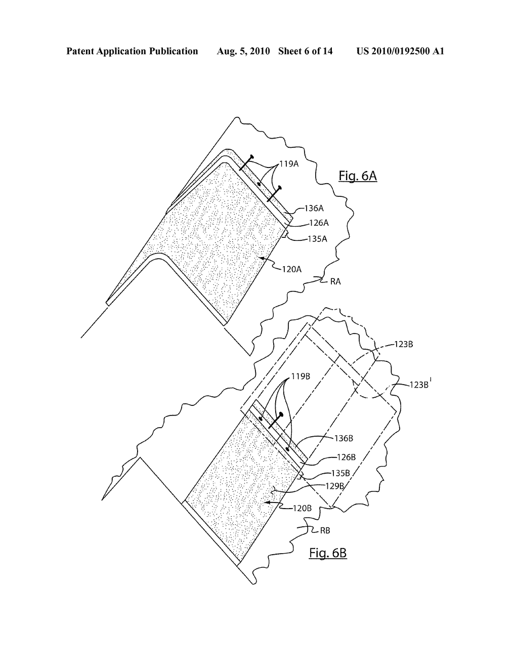 Shingles With Combined Fastener Target Zone and Water Barrier and Process for Producing Same - diagram, schematic, and image 07